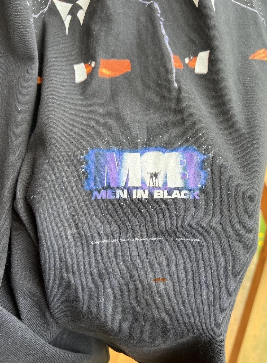 Vintage 1997 Men in Black Rare movie T-shirt