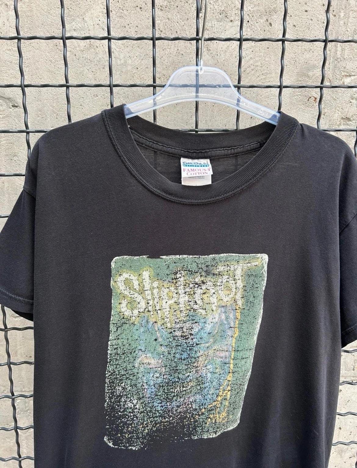 Vintage 2001 Slipknot Iowa Album Box Graphic T-Shirt