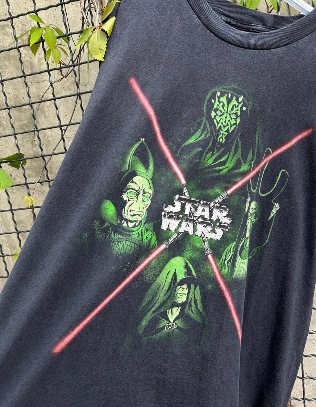 Vintage 90s Star Wars Episode One Glow in the Dark T-Shirt