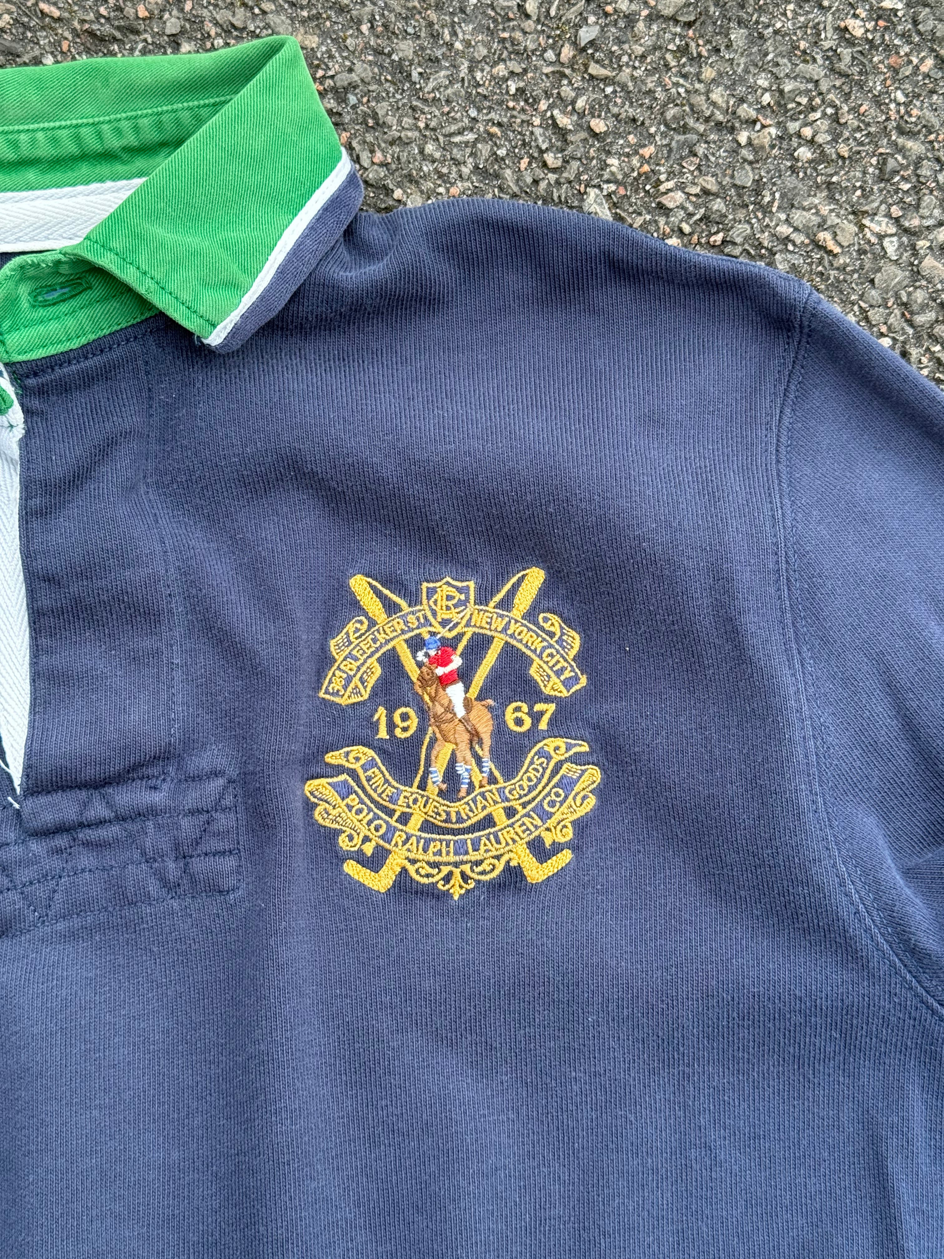 Polo Ralph Lauren Vintage Y2K #3 Rugby Long Sleeve Shirt