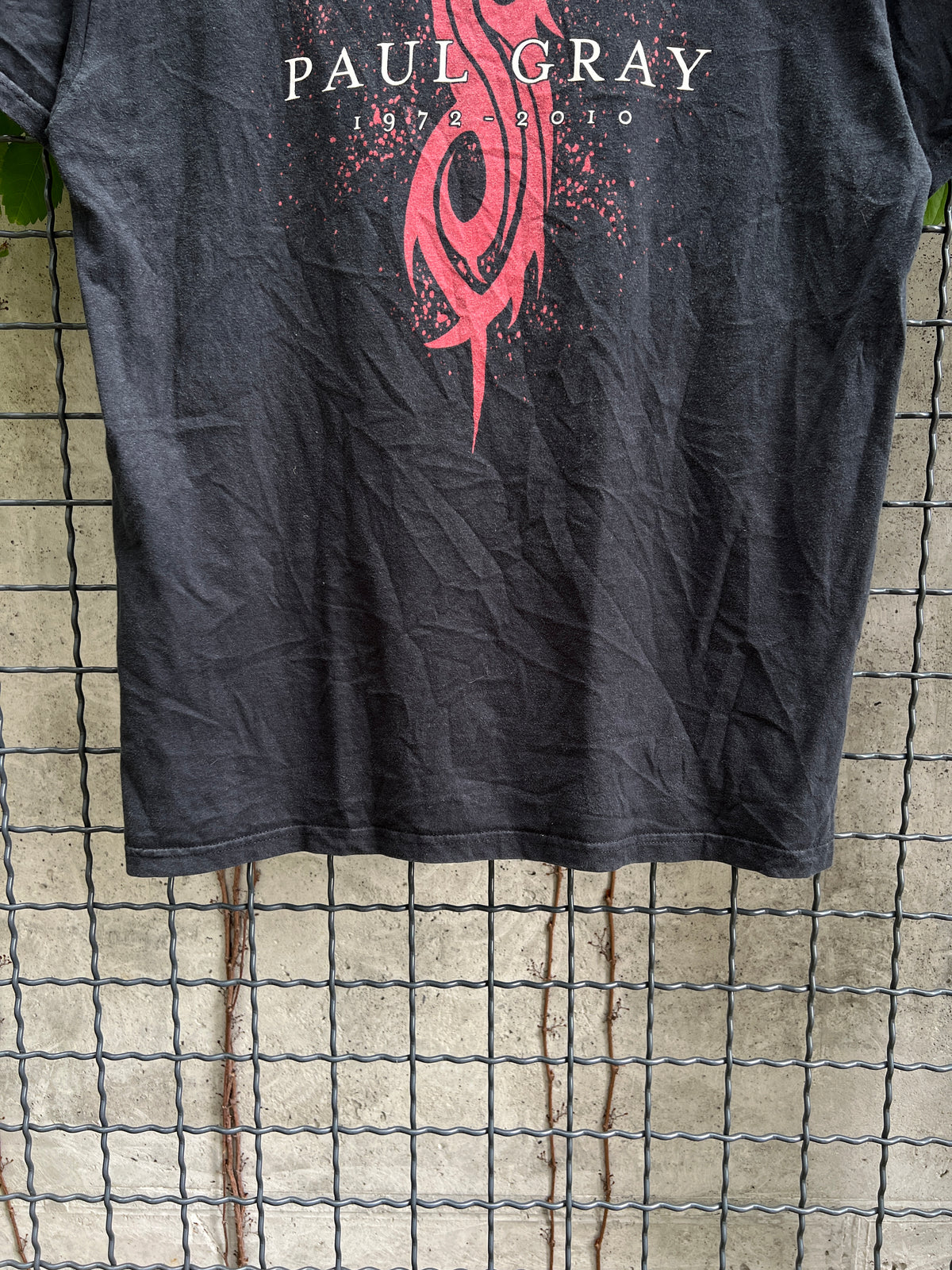 Vintage 2012 Slipknot Paul Gray Tribute Pentagram Graphic T-Shirt