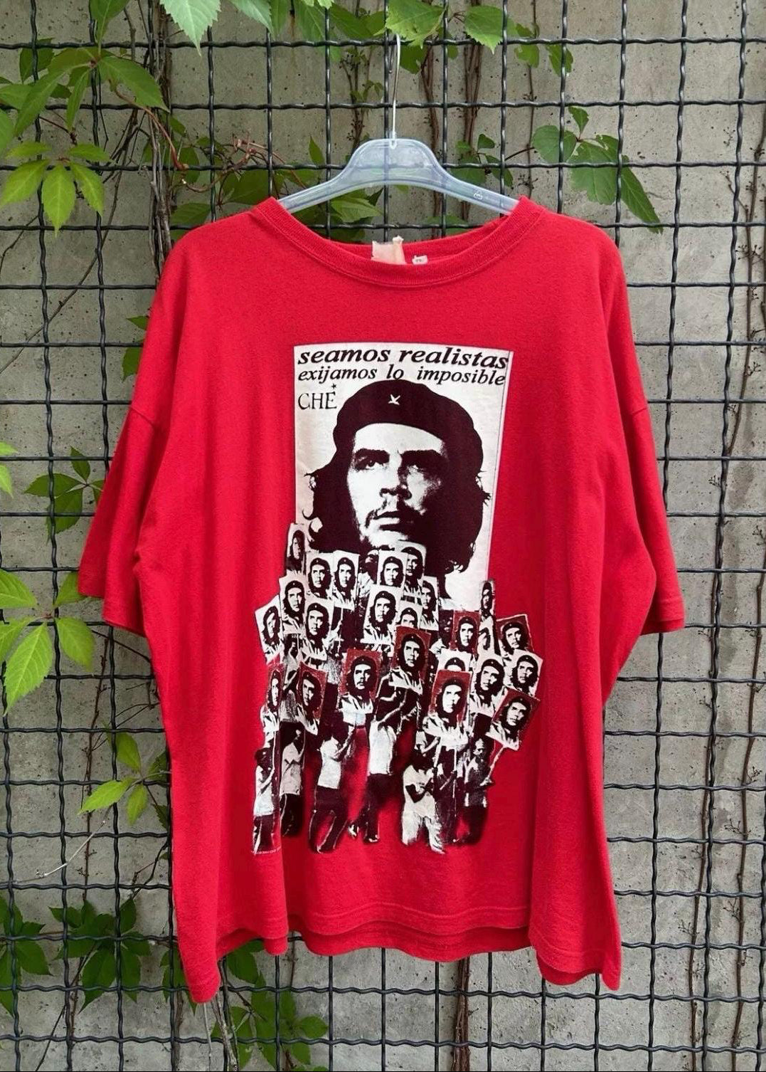Vintage 2001 Che Guevara Hasta La Victoria Siempre Red T-shirt