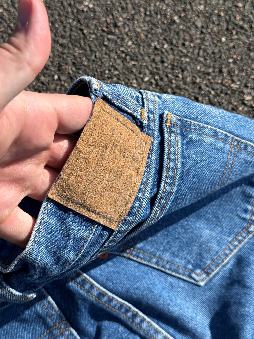Levi’s Vintage 80s 631 Orange Tab Denim Jeans Made in Belgium