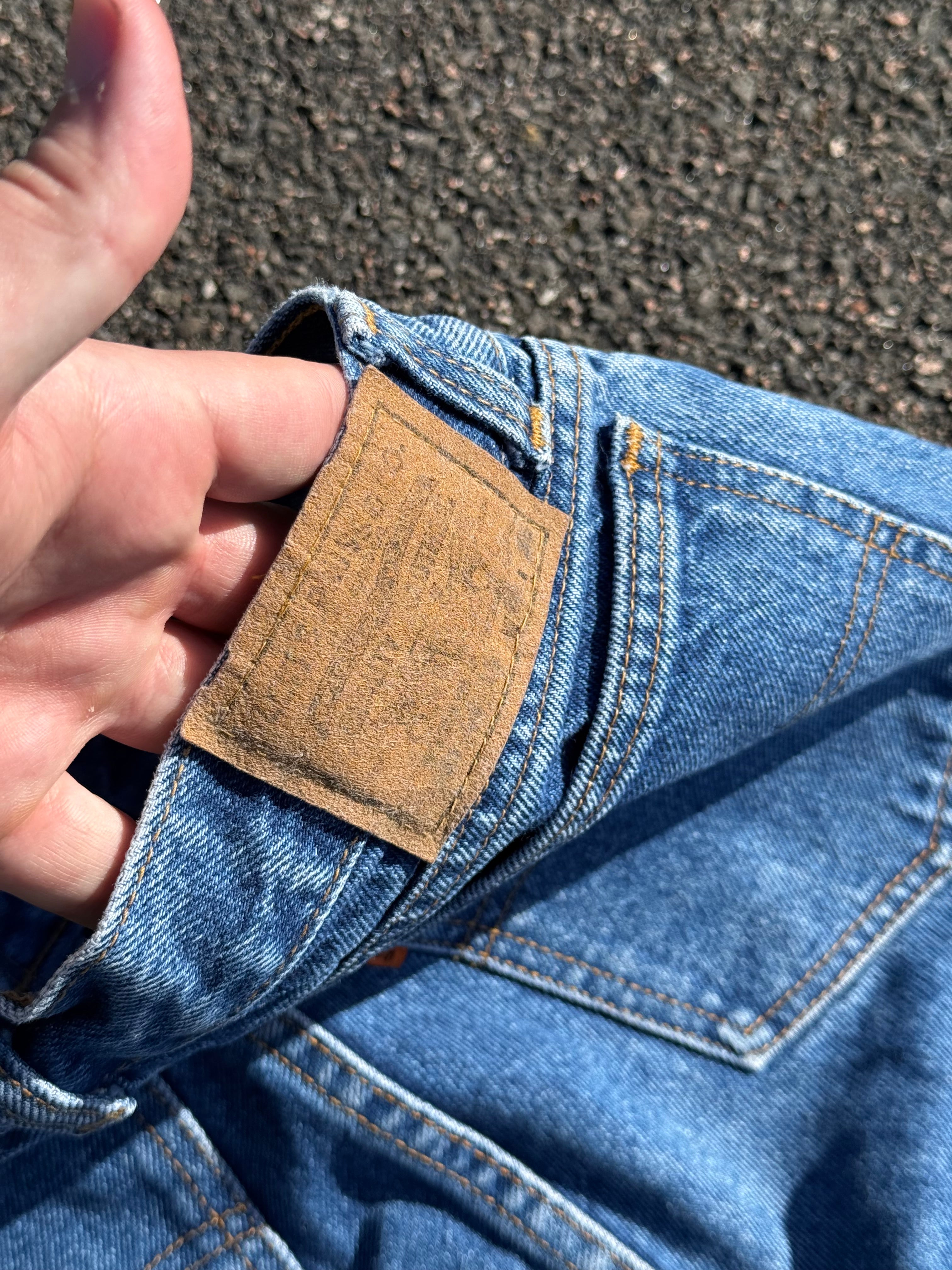Levi’s Vintage 80s 631 Orange Tab Denim Jeans Made in Belgium