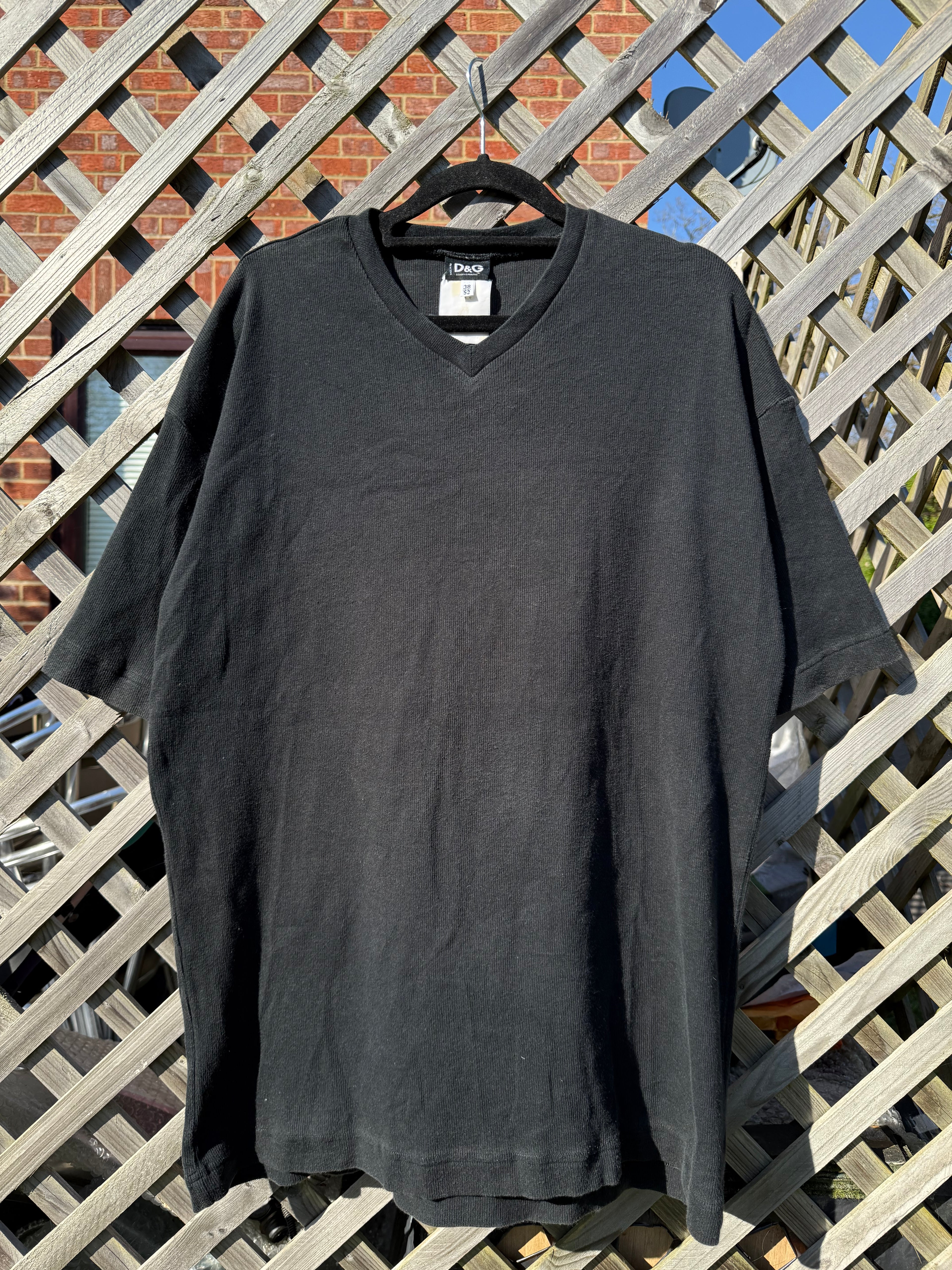 Dolce & Gabbana Vintage 2000s V-Neck Men's T-Shirt