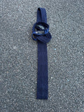 Vintage 90s Lanvin Wool Knitted Tie made in England