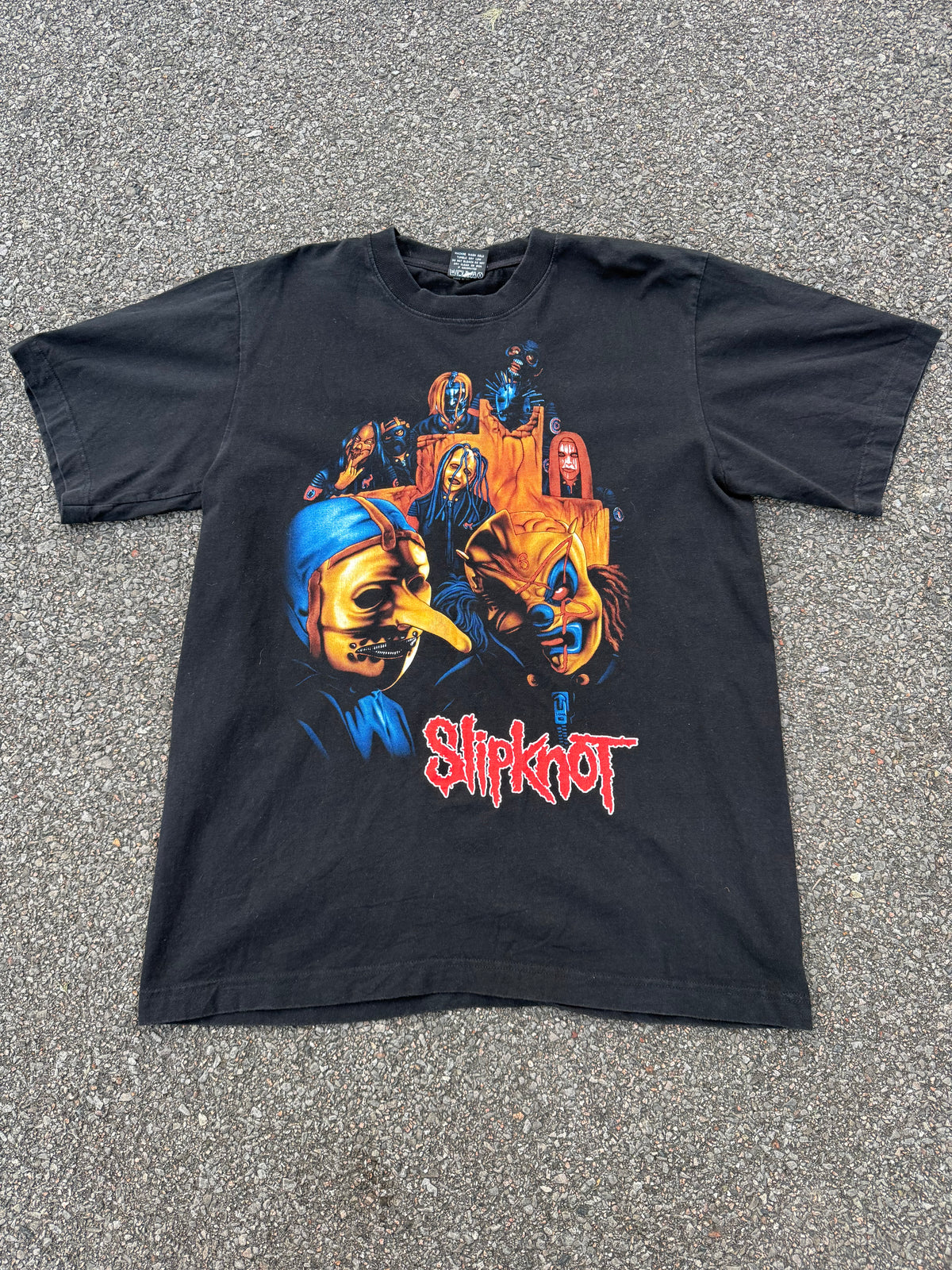 Vintage 2000s Slipknot Masks Graphic T-Shirt