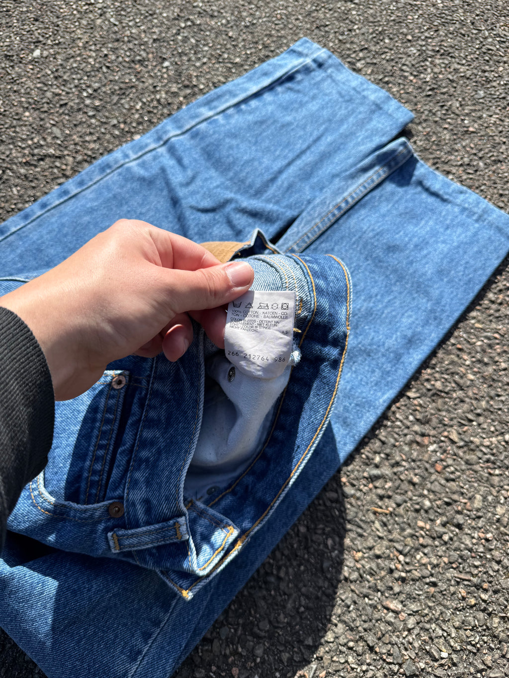 Levi’s Vintage 80s 631 Orange Tab Denim Jeans Made in Belgium