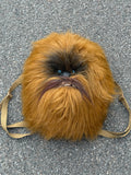 Vintage 1999 Star Wars Chewbacca Plush Faux Fur Backpack