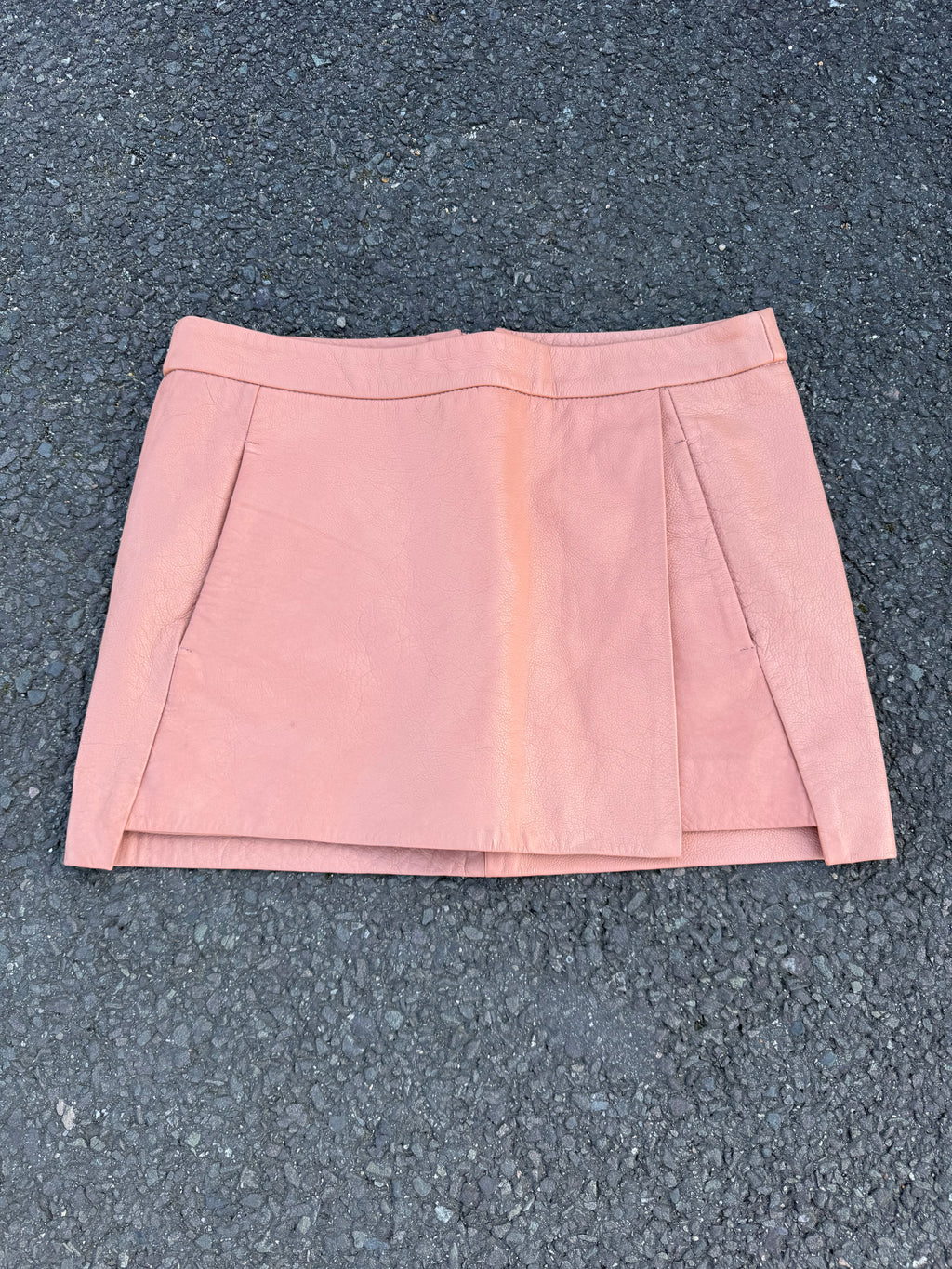 Ganni Angela Leather Skirt