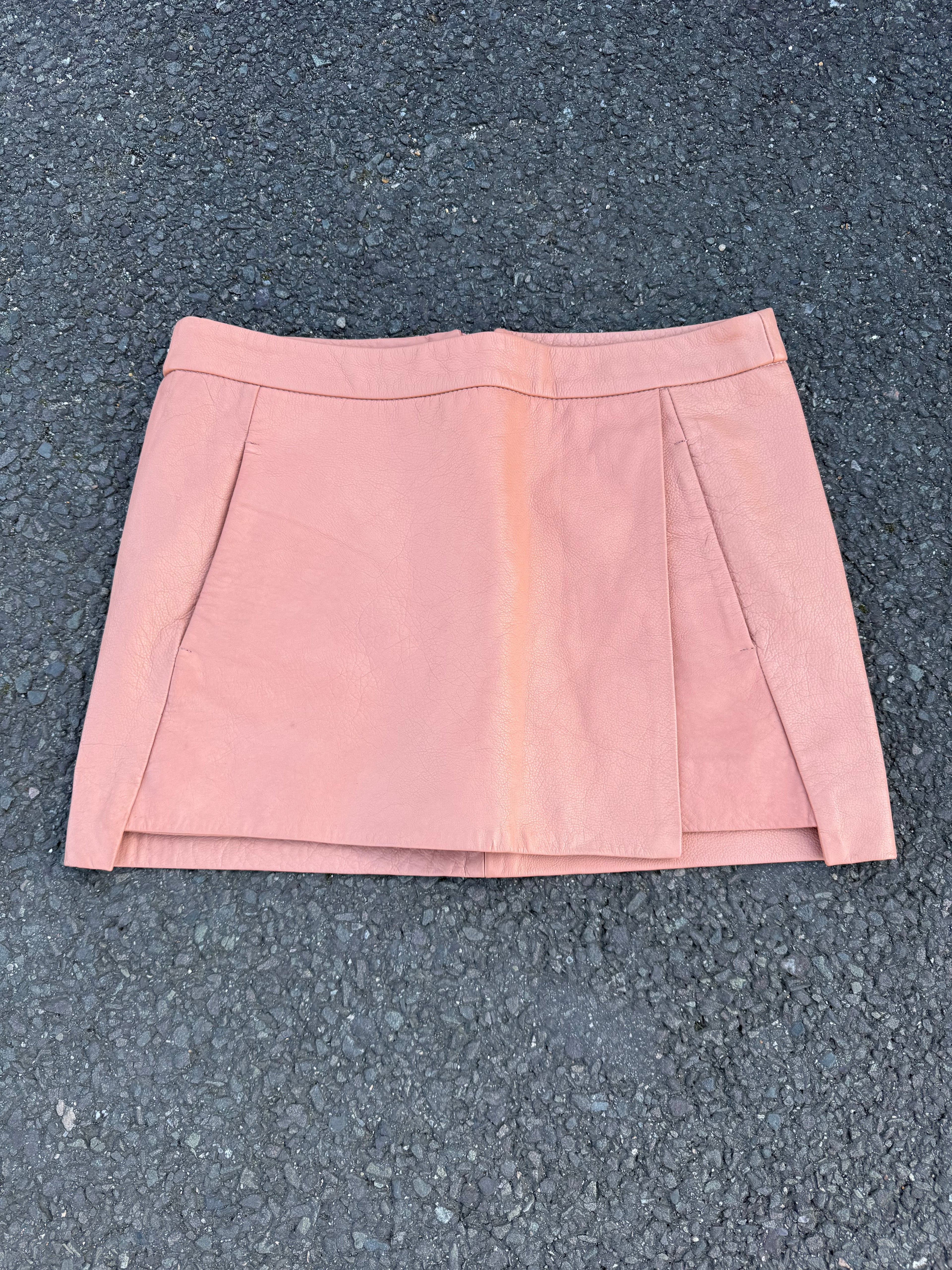 Ganni Angela Leather Skirt