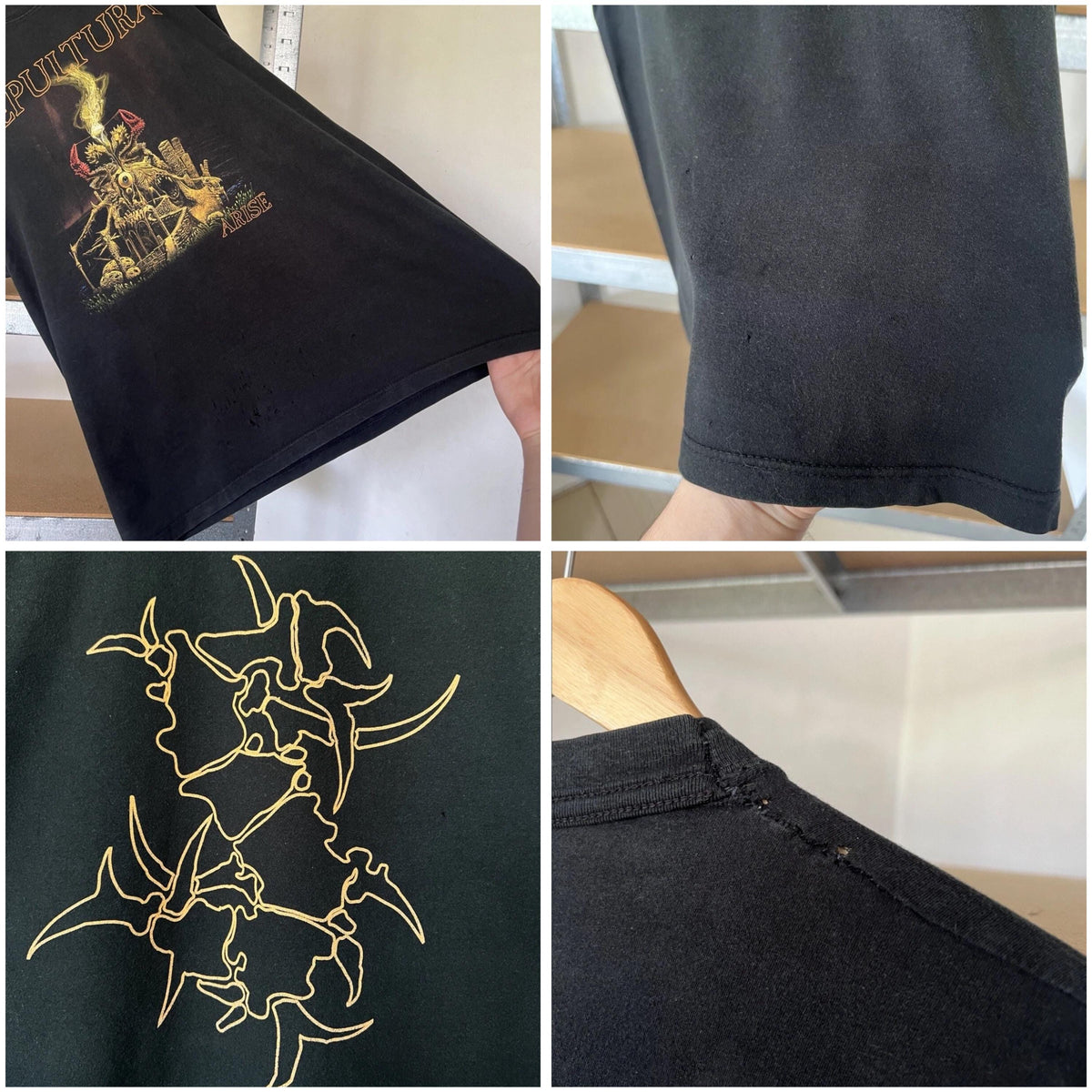 Vintage 90s Sepultura Arise Metal Album Graphic T-Shirt