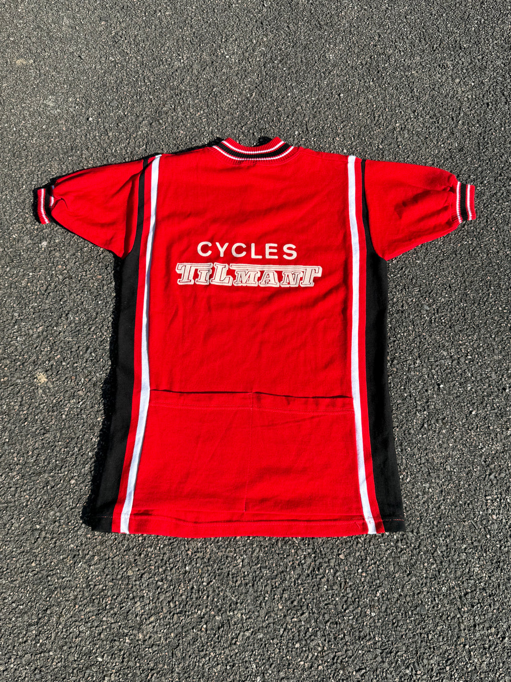 Vintage 70s Cycles Tilmant Campitello Belgium Retro Cycling Jersey