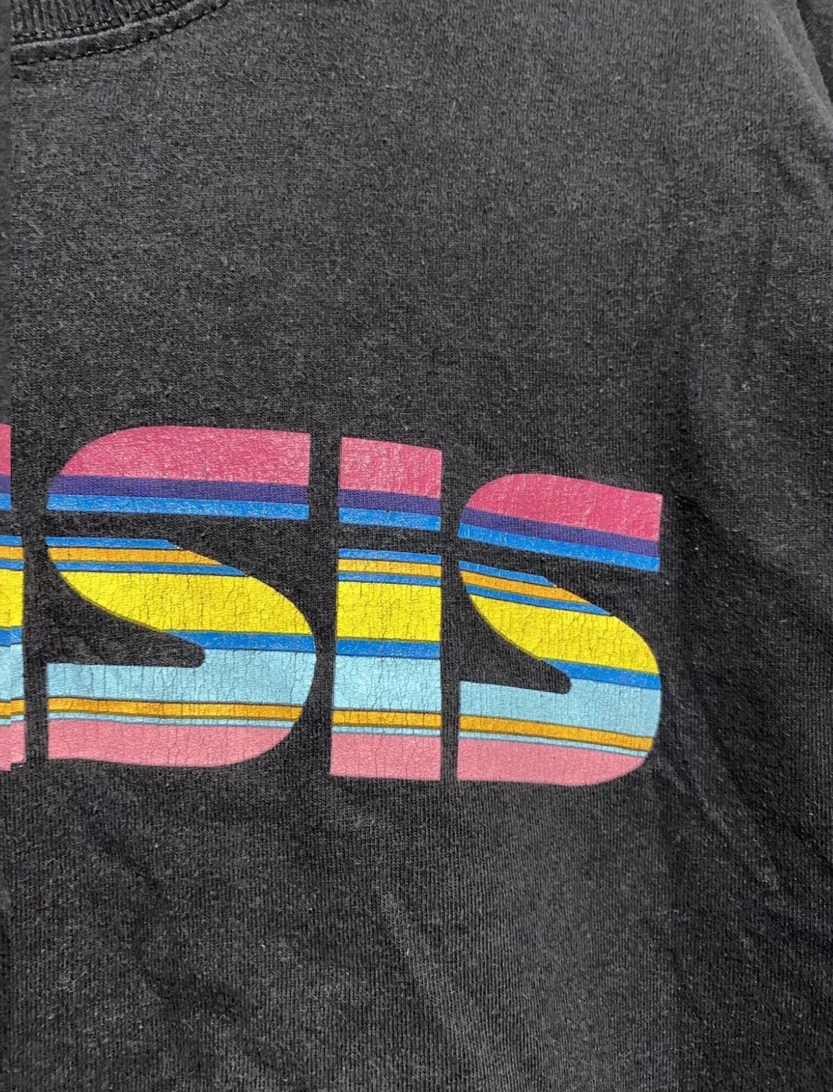 Vintage 90s Oasis Box Logo Britpop T-Shirt