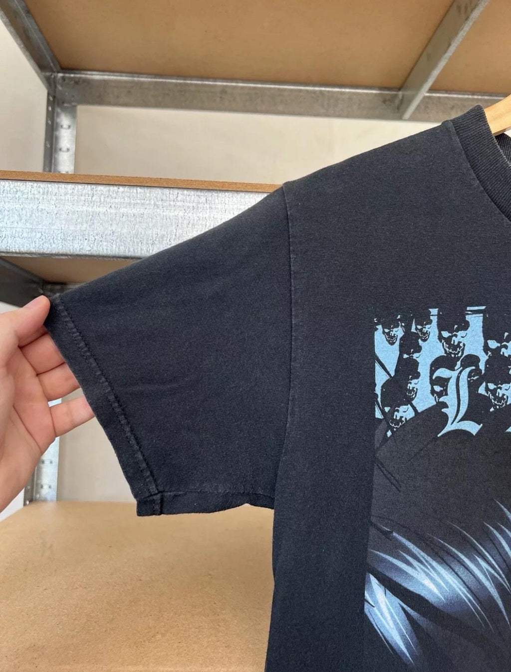 Vintage 2000s Death Note Light Yagami & L Anime T-Shirt