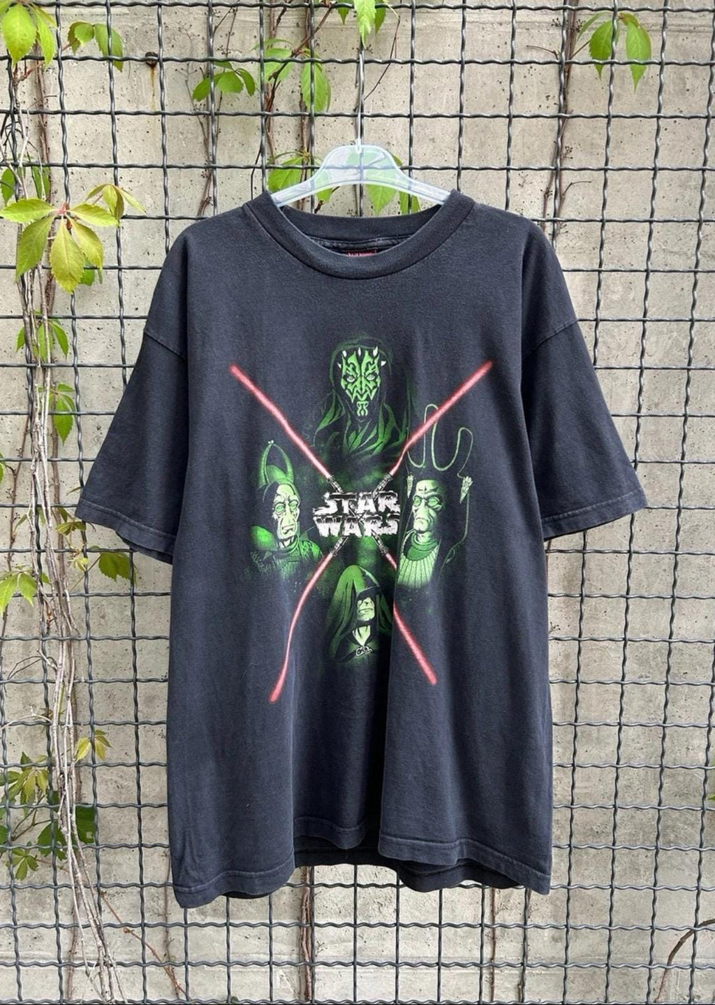 Vintage 90s Star Wars Episode One Glow in the Dark T-Shirt
