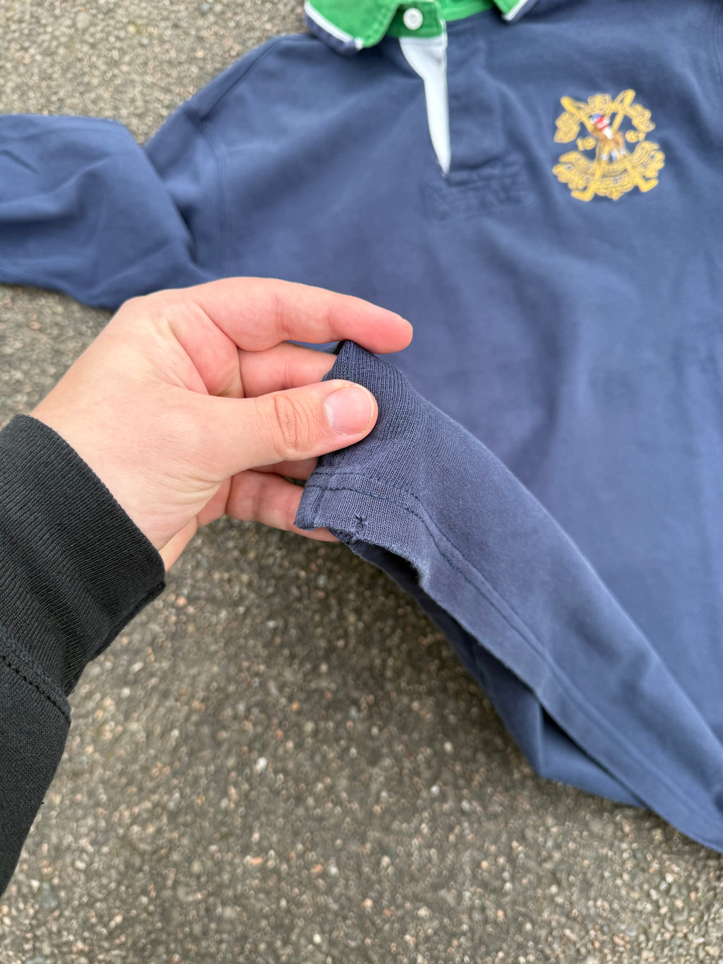 Polo Ralph Lauren Vintage Y2K #3 Rugby Long Sleeve Shirt