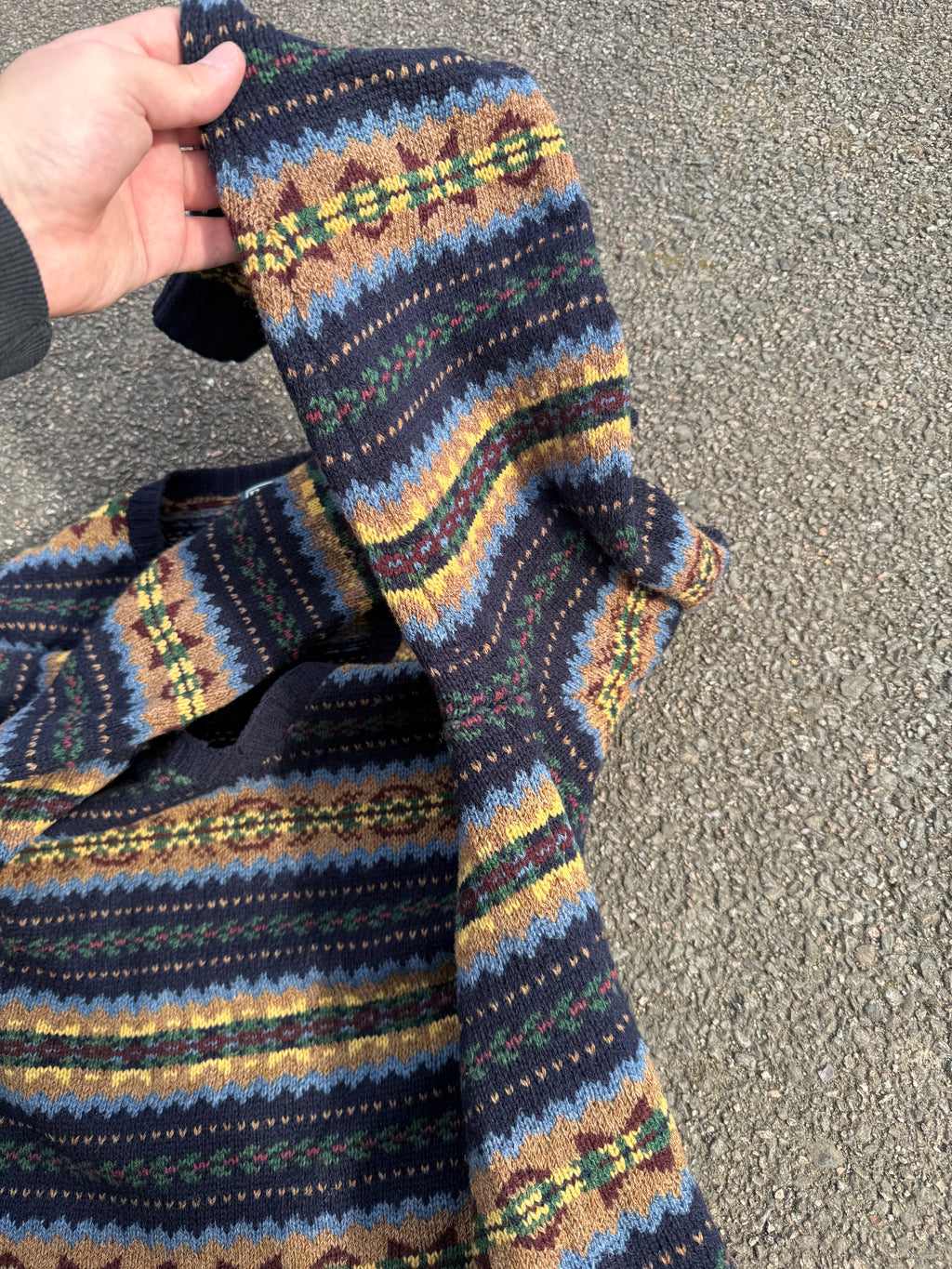Polo Ralph Lauren Vintage 2000s V-Neck Wool Sweater