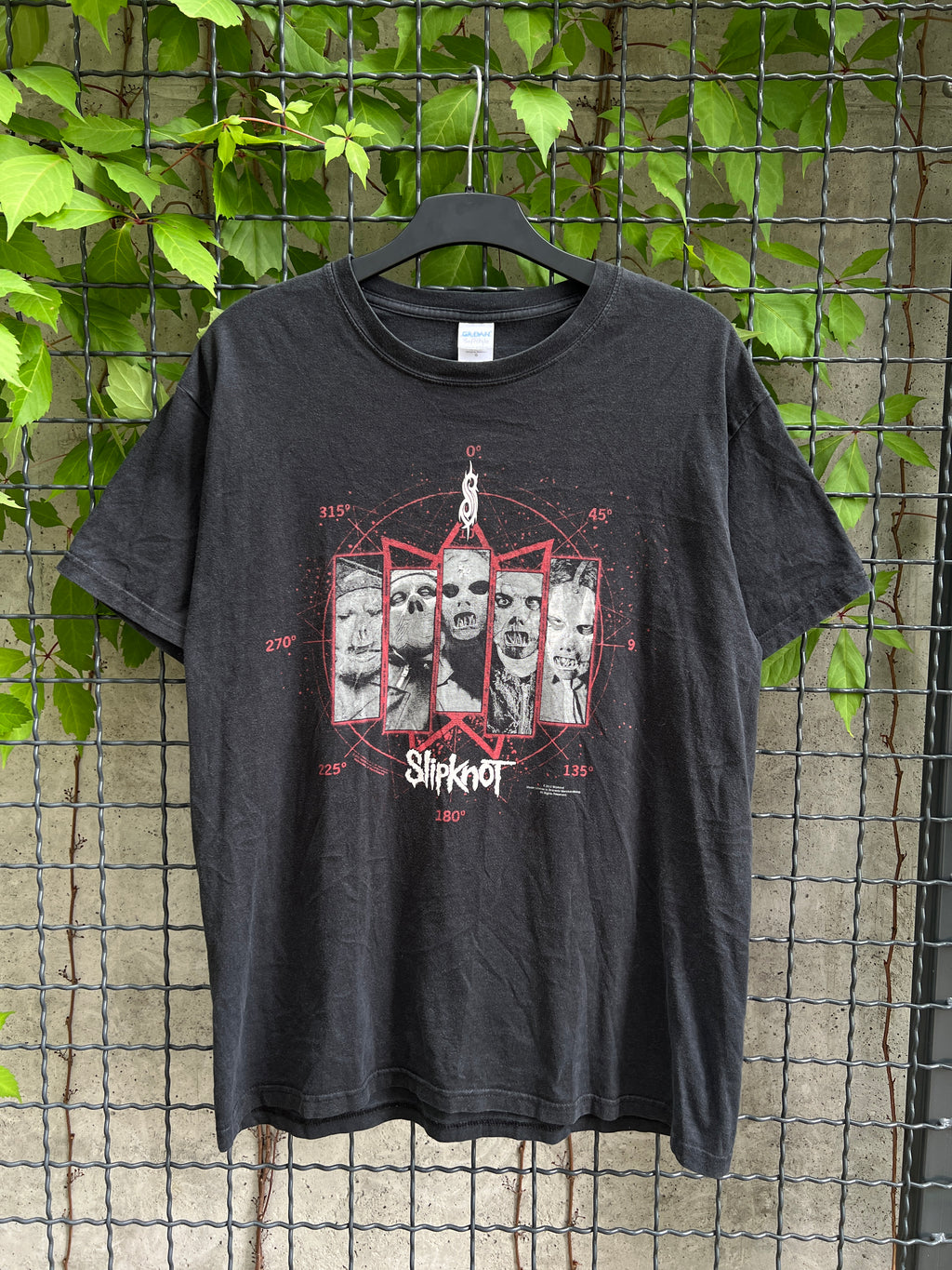 Vintage 2012 Slipknot Paul Gray Tribute Pentagram Graphic T-Shirt