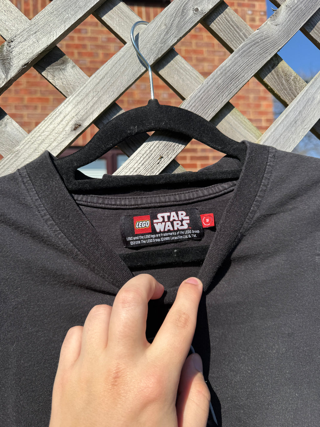 Vintage 2008 Lego Star Wars Darth Vader Movie T-shirt