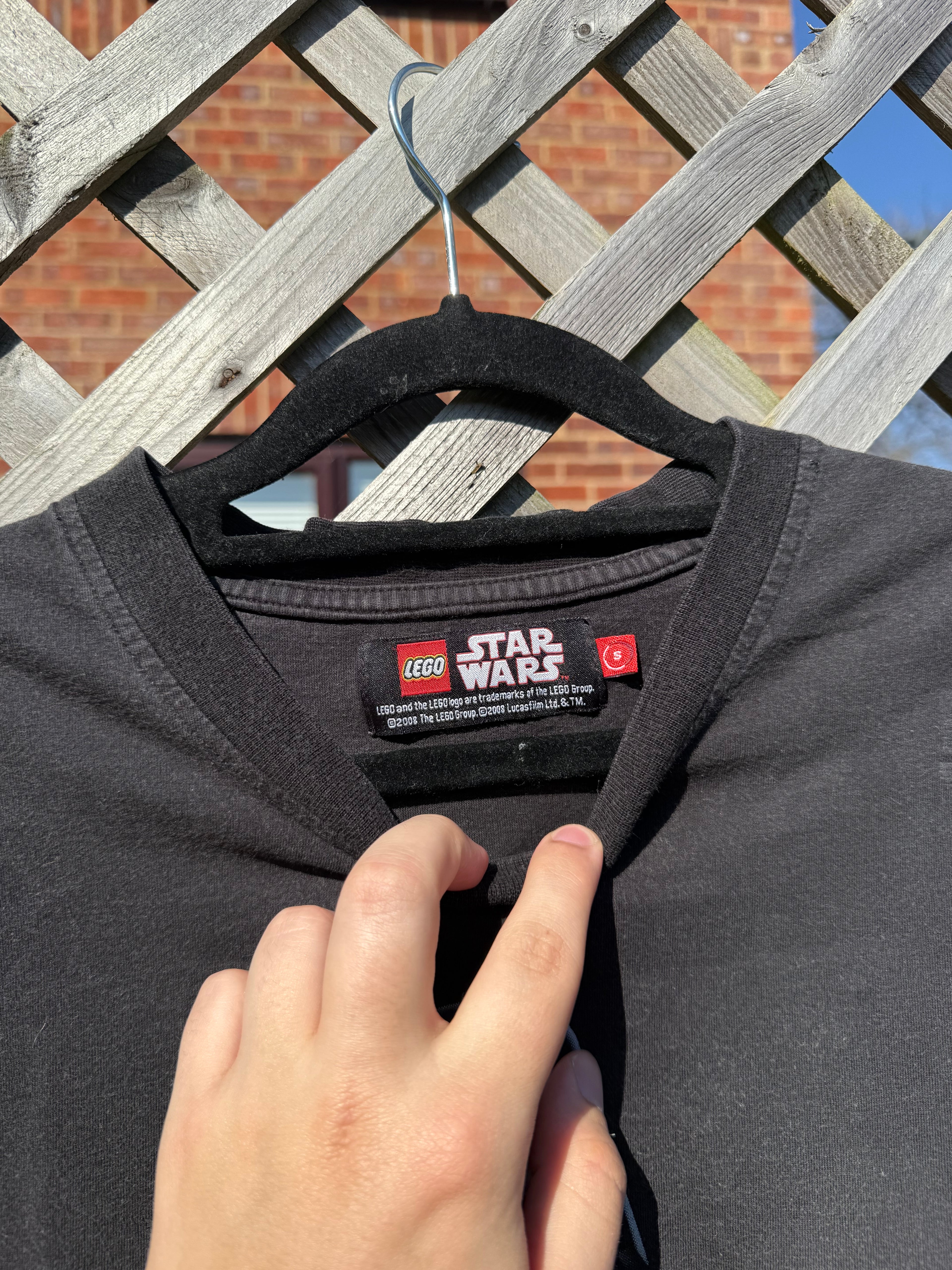 Vintage 2008 Lego Star Wars Darth Vader Movie T-shirt