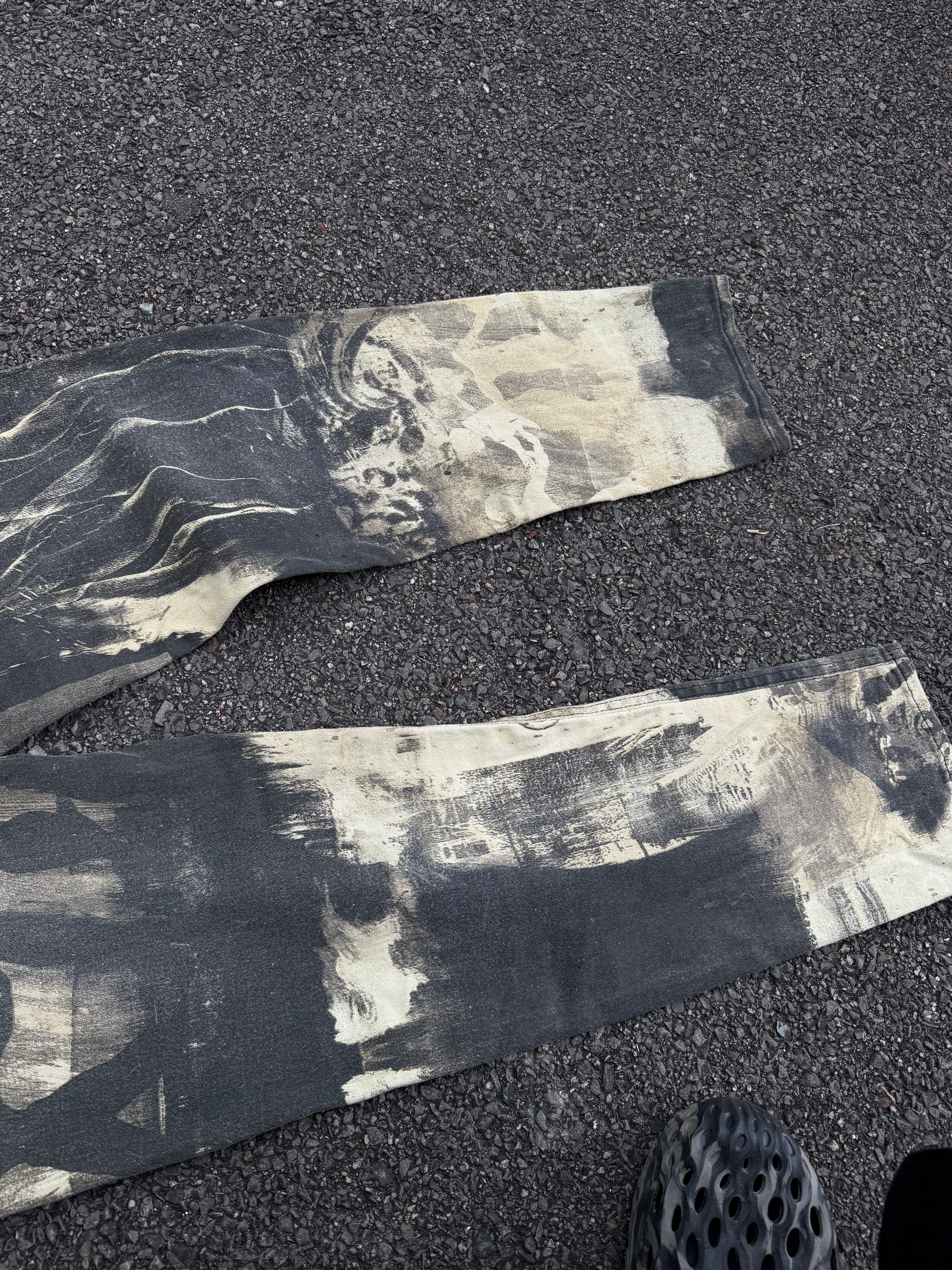 Roberto Cavalli F/W 1994 Renaissance Vintage Printed Pants