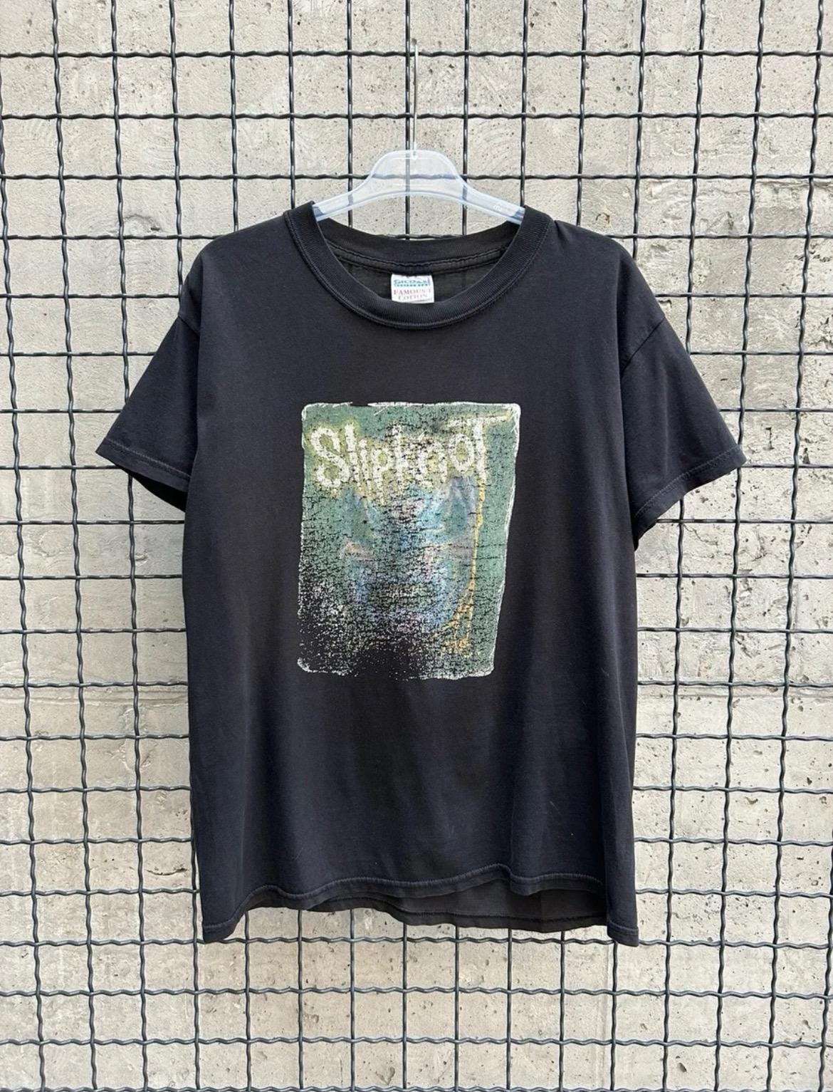 Vintage 2001 Slipknot Iowa Album Box Graphic T-Shirt