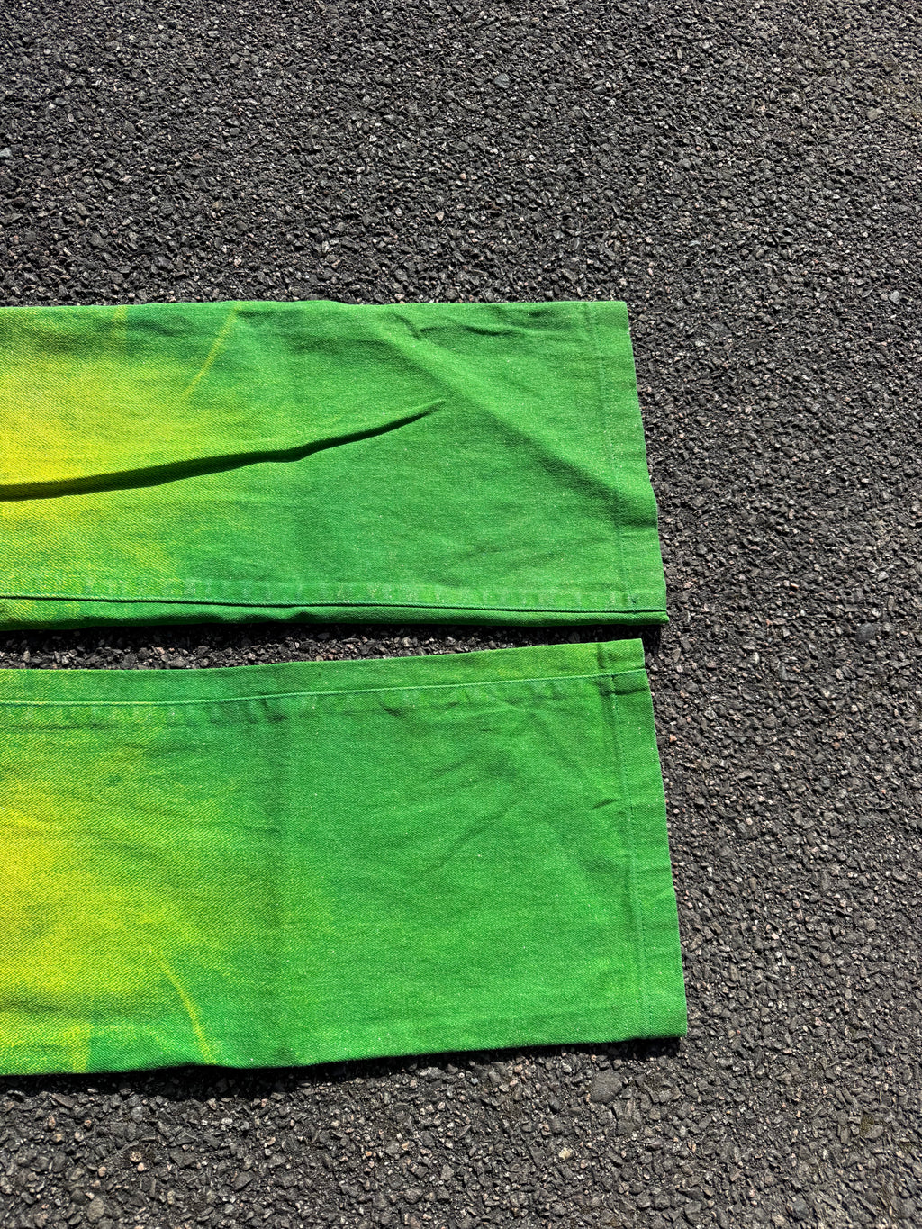 Just Cavalli Vintage Y2K Roberto Cavalli Faded Green Flared Jeans