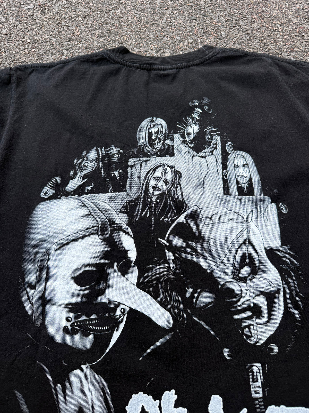 Vintage 2000s Slipknot Masks Graphic T-Shirt