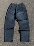 Moschino Vintage 90s Peace Faded Black Denim Jeans