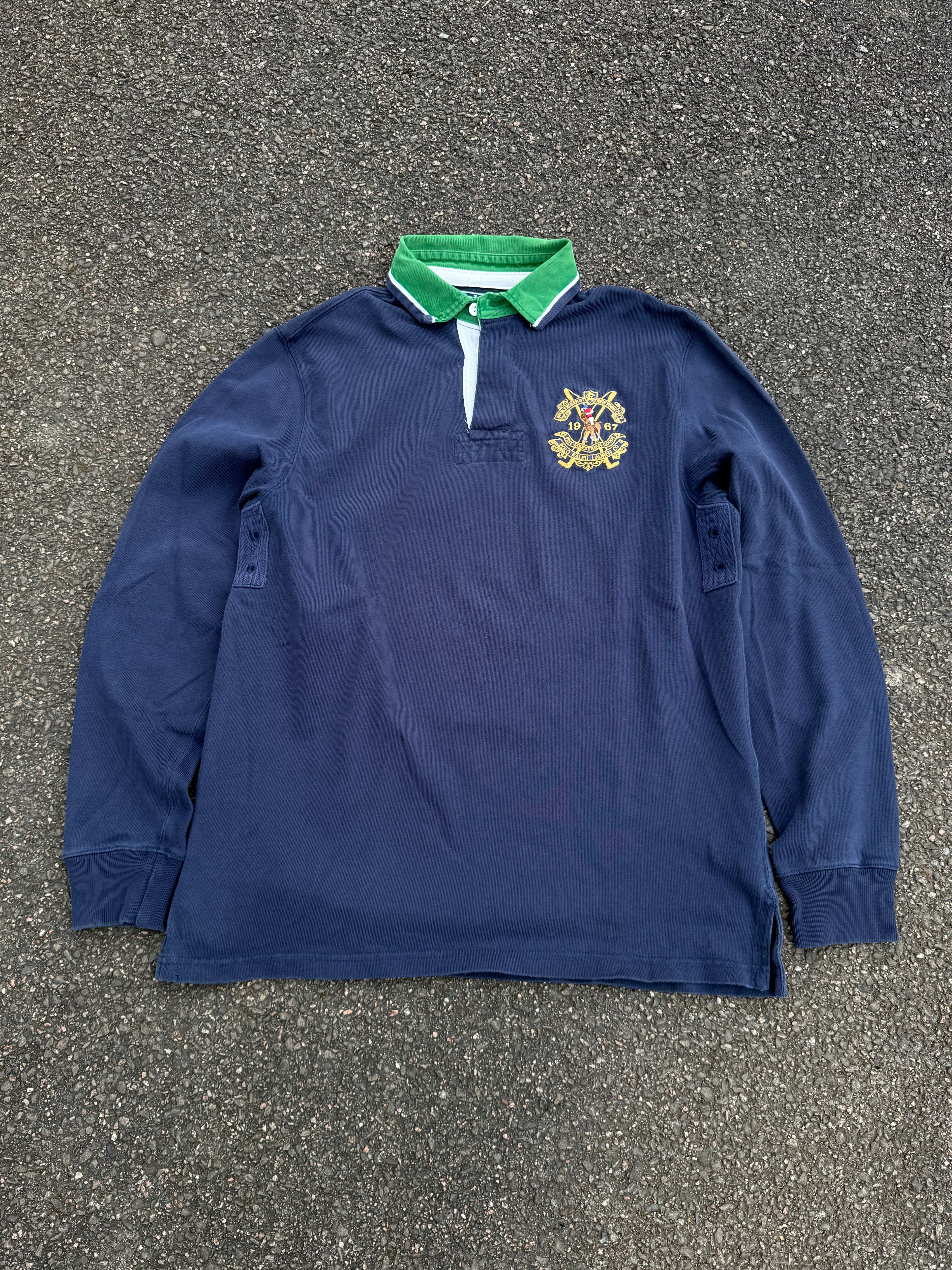 Polo Ralph Lauren Vintage Y2K #3 Rugby Long Sleeve Shirt
