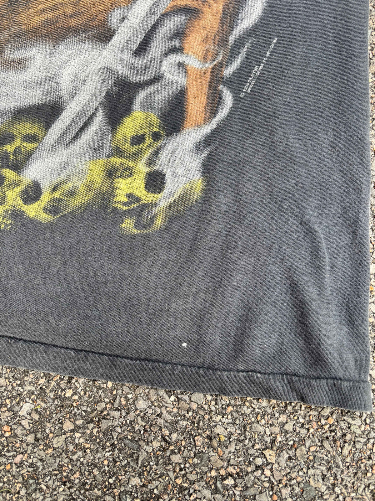 Vintage 1994 Slayer All Over Print Band T-Shirt