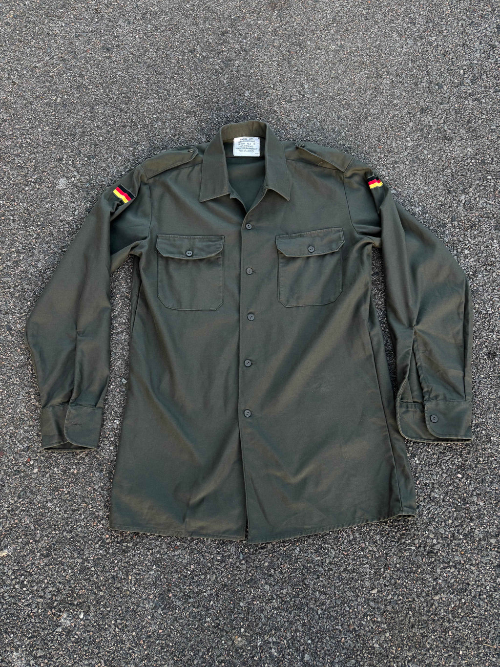 Vintage 2001 Rammstein Mutter Bundeswehr Military Shirt