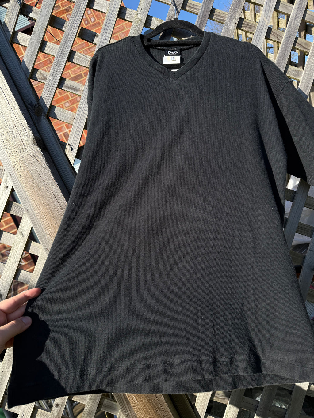 Dolce & Gabbana Vintage 2000s V-Neck Men's T-Shirt