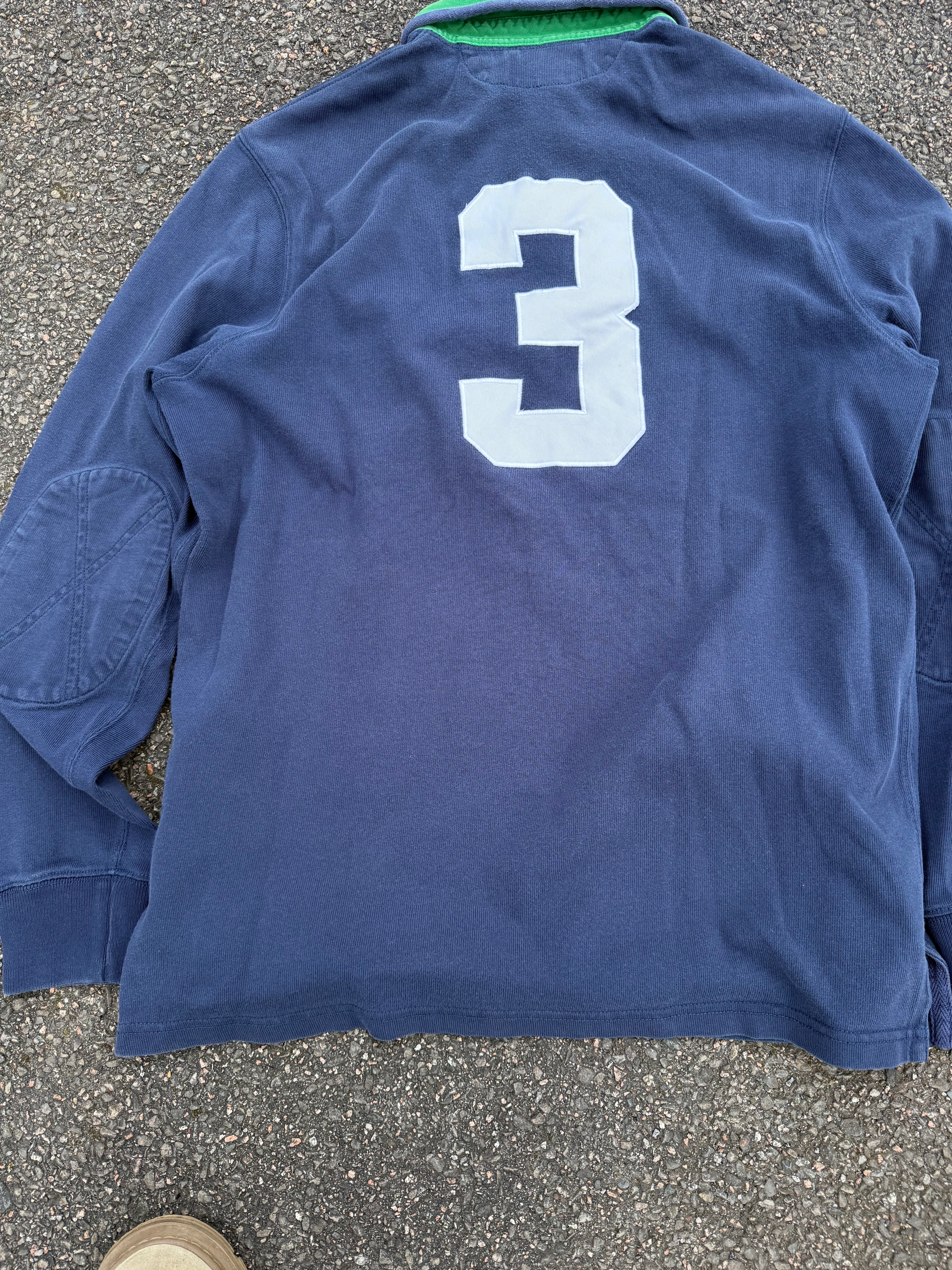 Polo Ralph Lauren Vintage Y2K #3 Rugby Long Sleeve Shirt