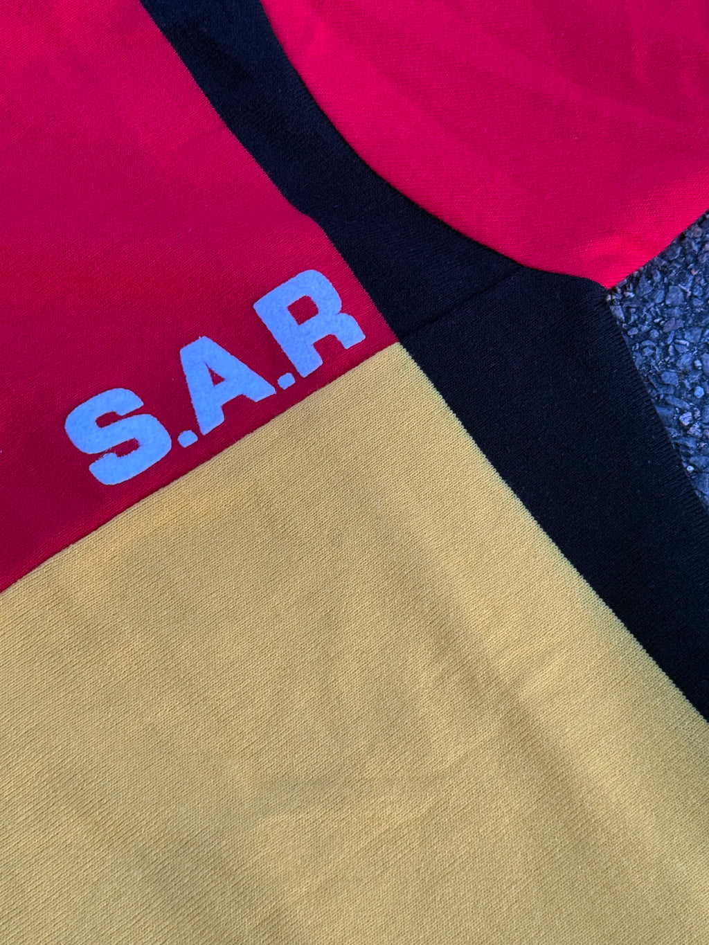 Vintage 70s/80s Tricots du Rocher “S.A.R.” Cycling Jersey Made in France