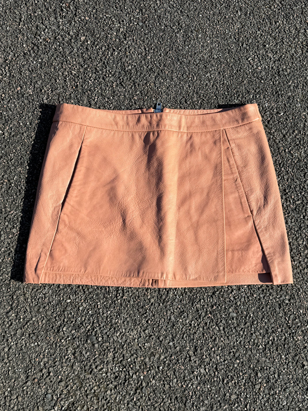 Ganni Angela Leather Skirt