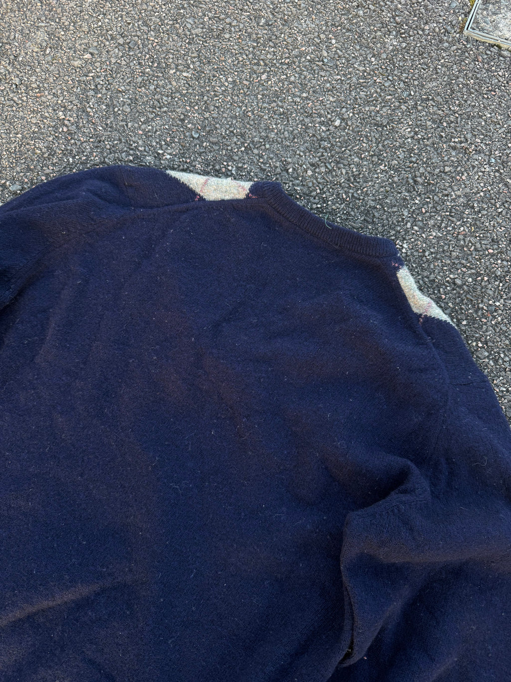 Polo Ralph Lauren Vintage 80s Made in USA Wool V Neck Sweater
