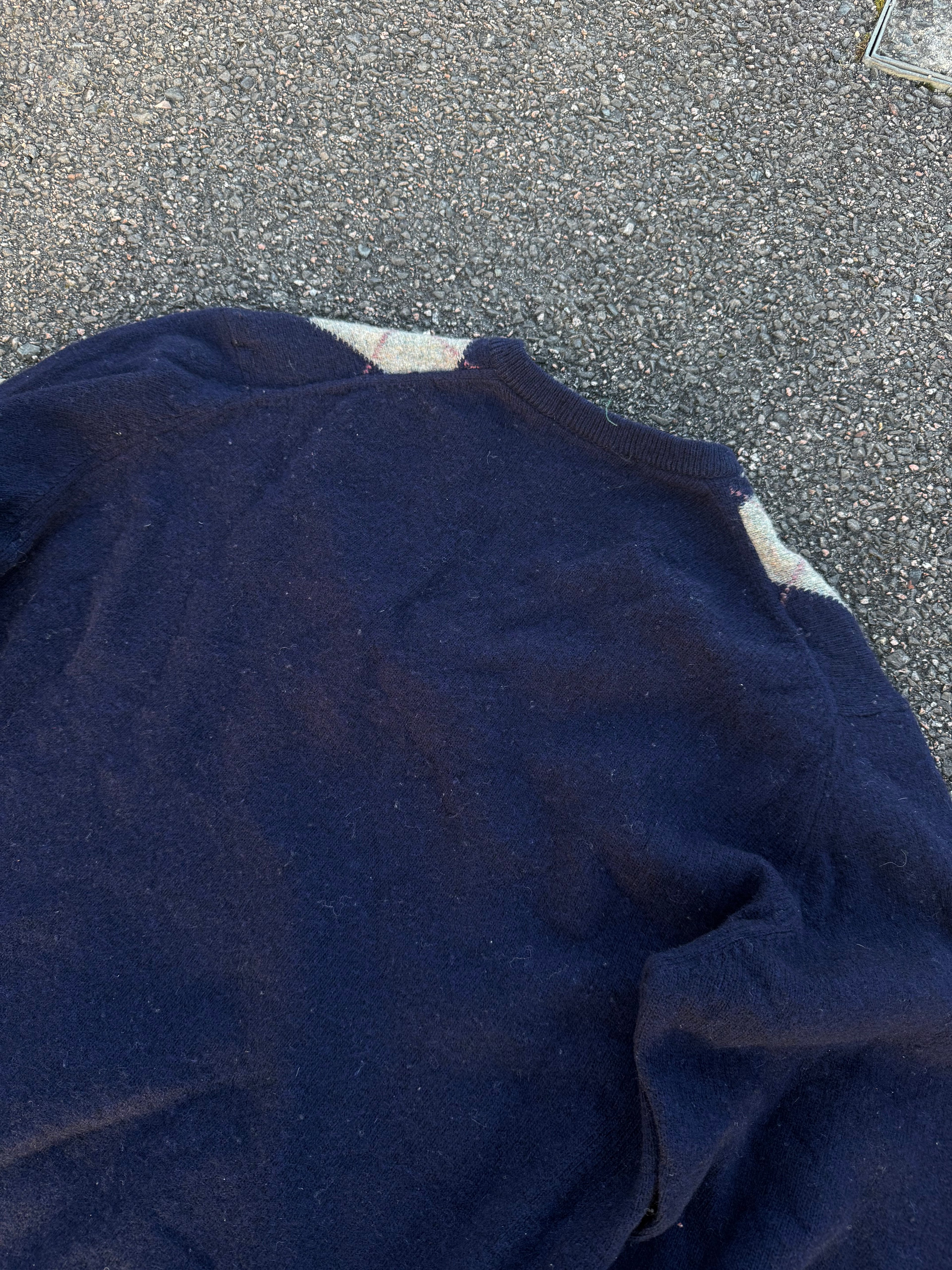 Polo Ralph Lauren Vintage 80s Made in USA Wool V Neck Sweater