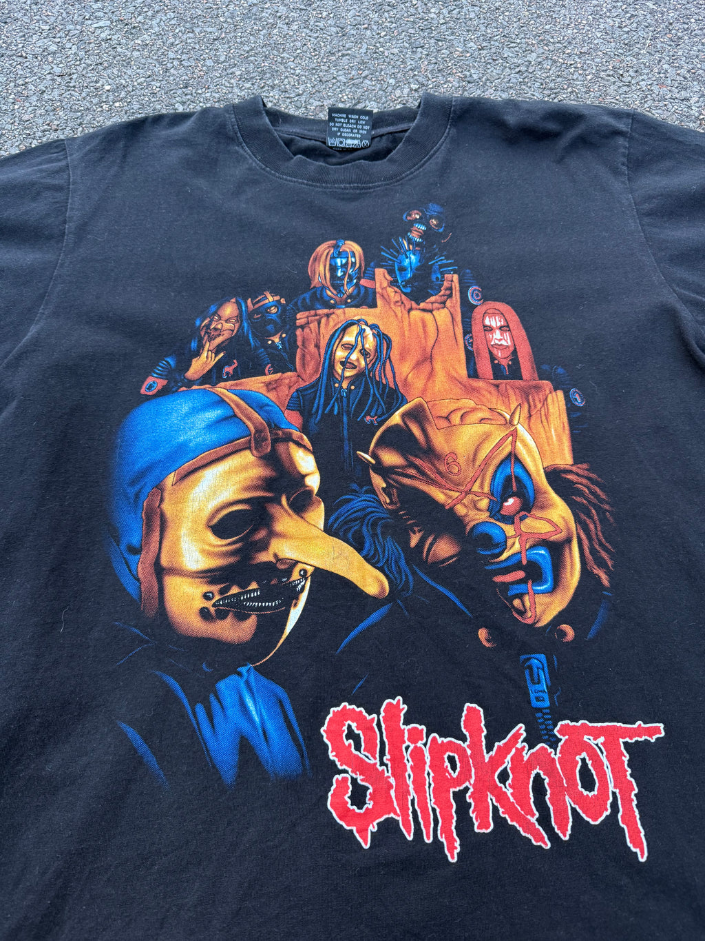 Vintage 2000s Slipknot Masks Graphic T-Shirt
