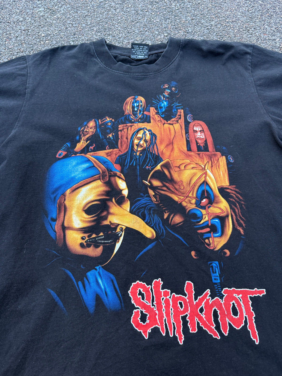 Vintage 2000s Slipknot Masks Graphic T-Shirt
