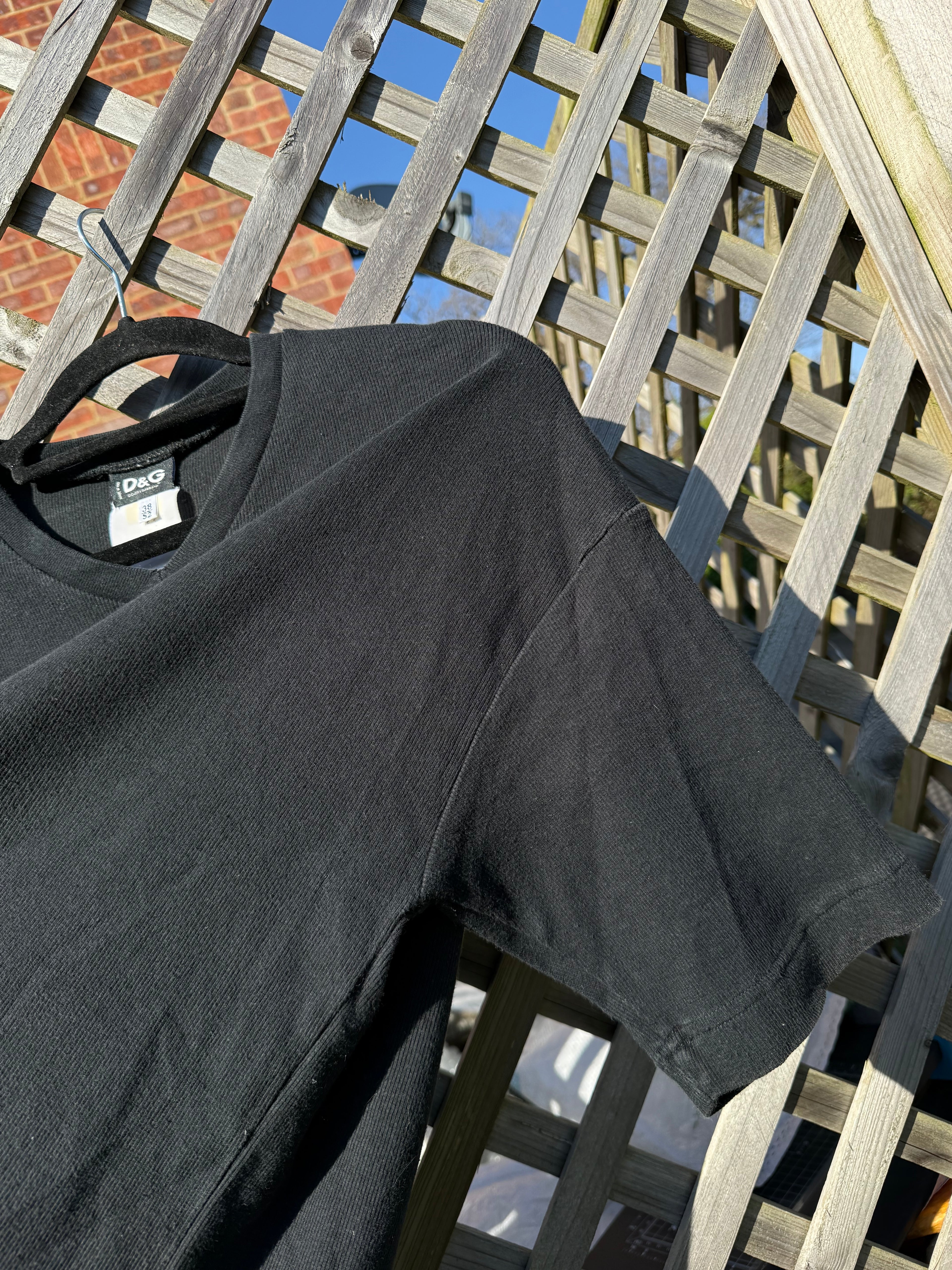 Dolce & Gabbana Vintage 2000s V-Neck Men's T-Shirt