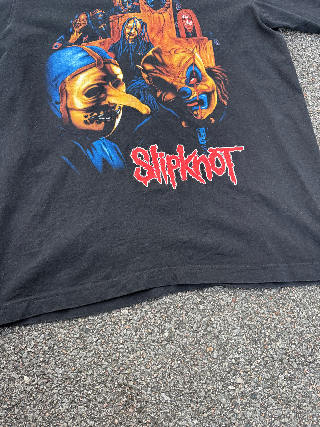 Vintage 2000s Slipknot Masks Graphic T-Shirt
