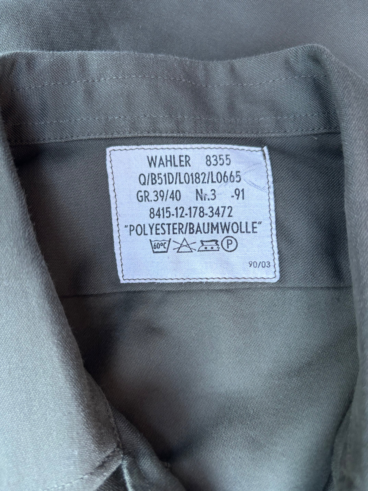 Vintage 2001 Rammstein Mutter Bundeswehr Military Shirt