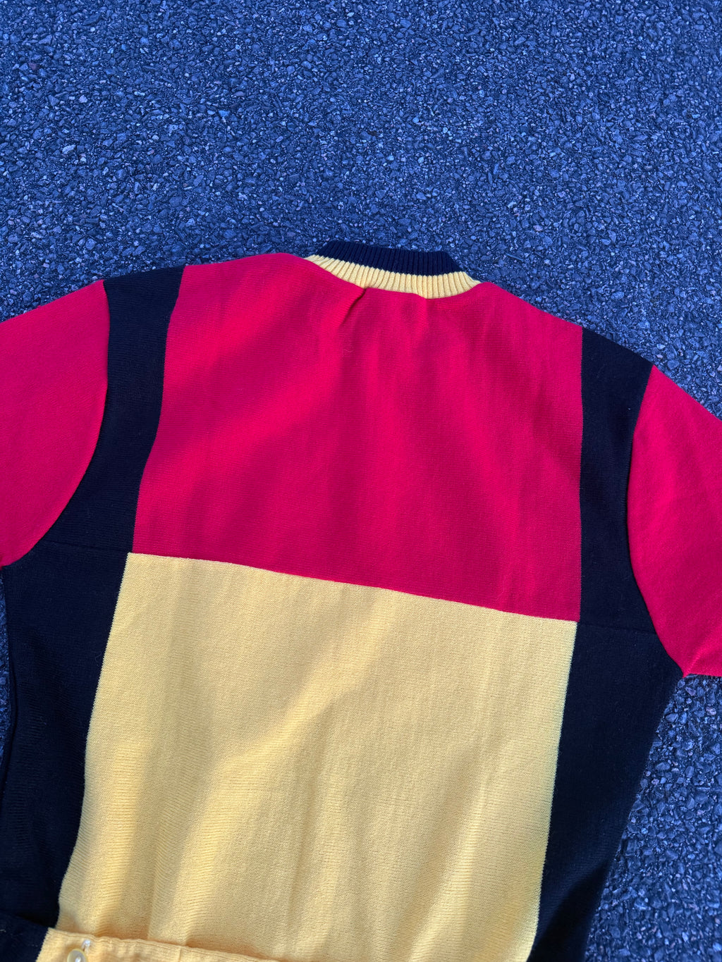 Vintage 70s/80s Tricots du Rocher “S.A.R.” Cycling Jersey Made in France