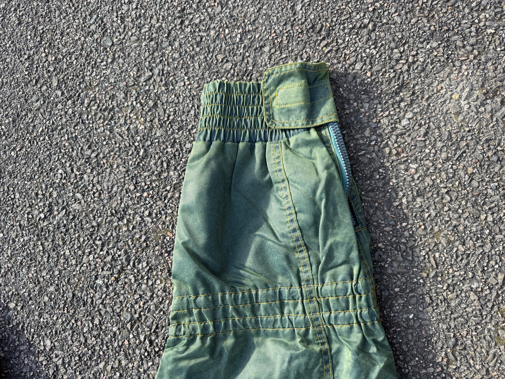 Bogner Vintage 90s Nylon Washed Embroidered Logo Ski Pants