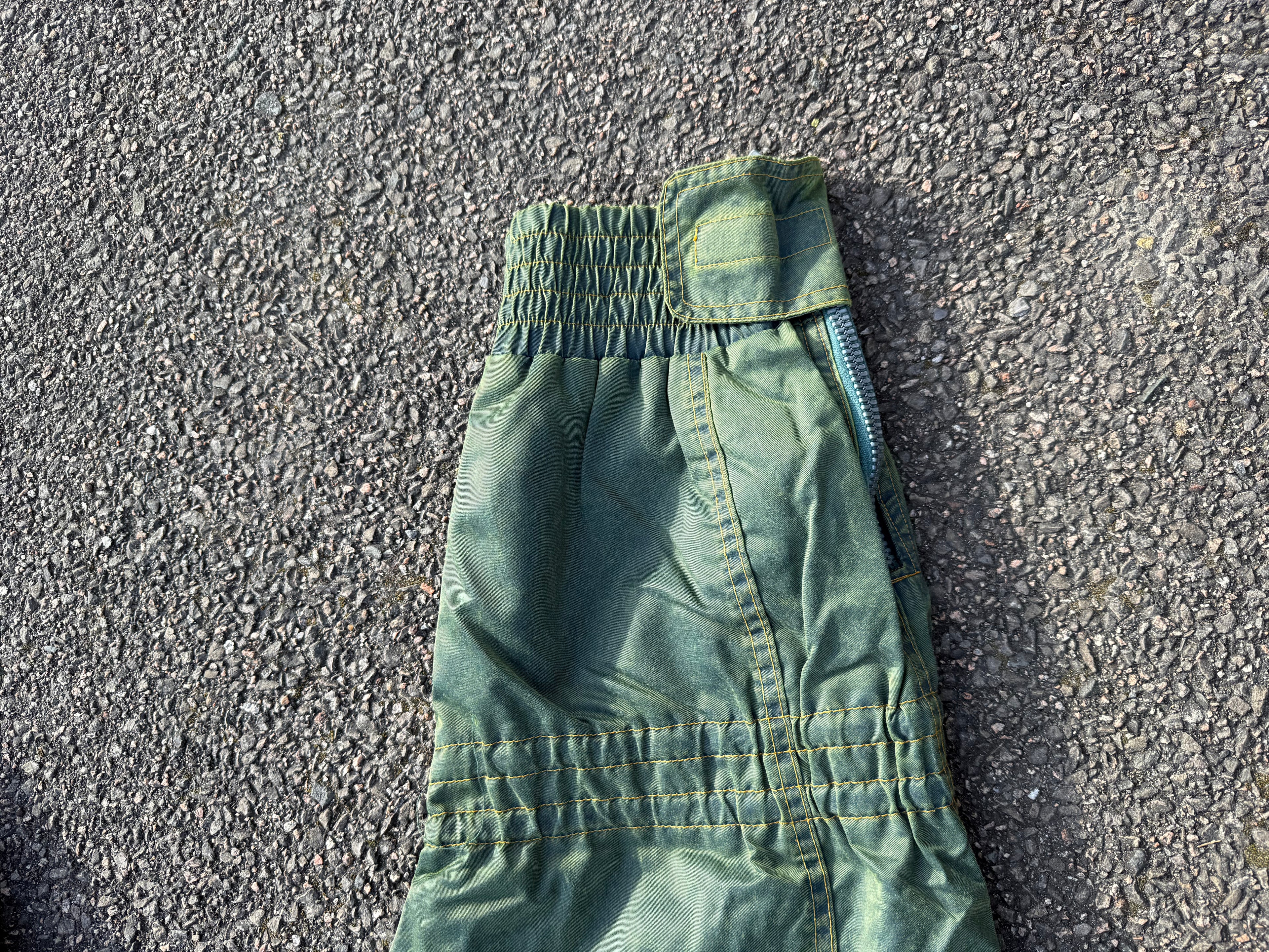Bogner Vintage 90s Nylon Washed Embroidered Logo Ski Pants