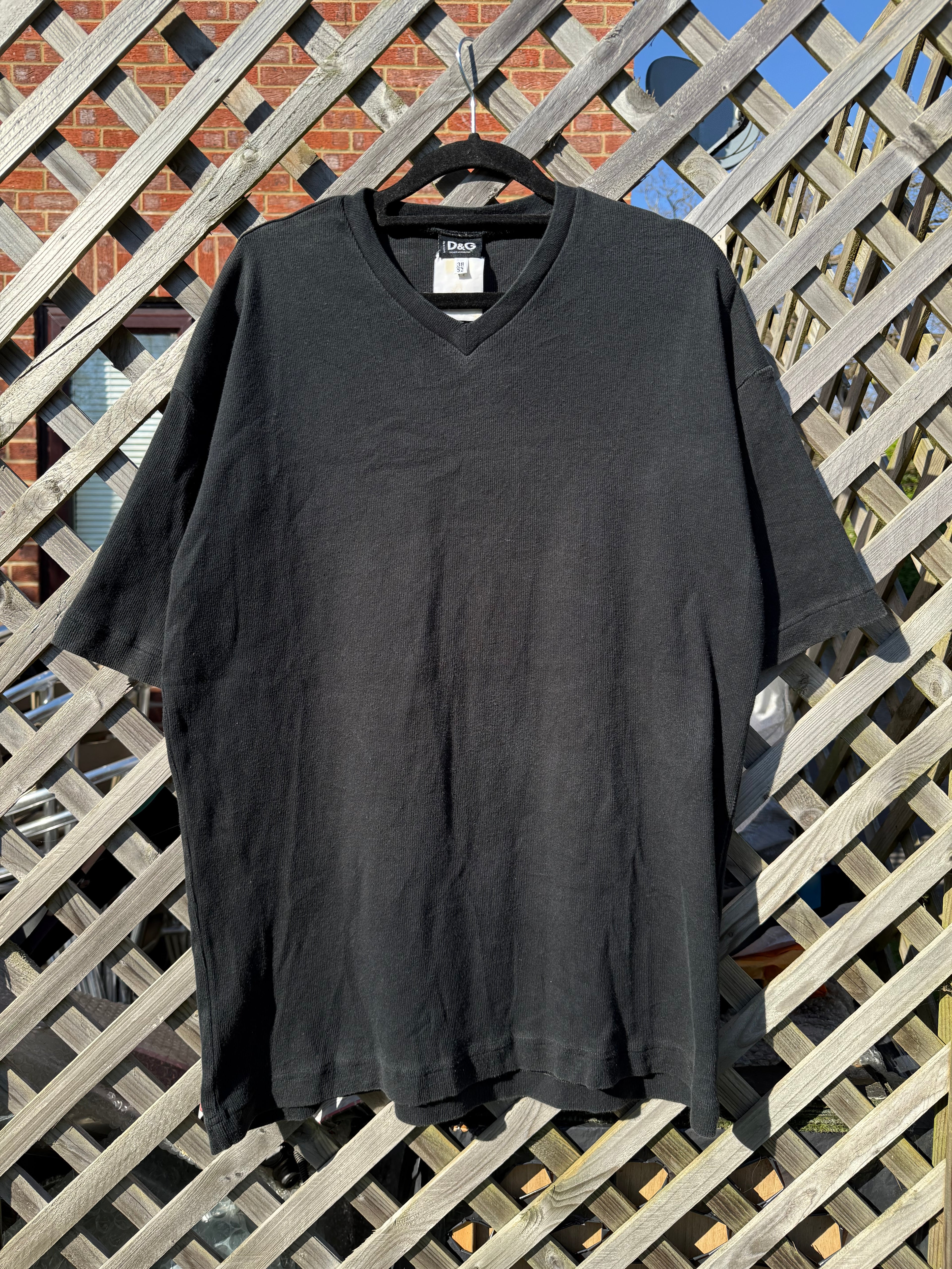 Dolce & Gabbana Vintage 2000s V-Neck Men's T-Shirt