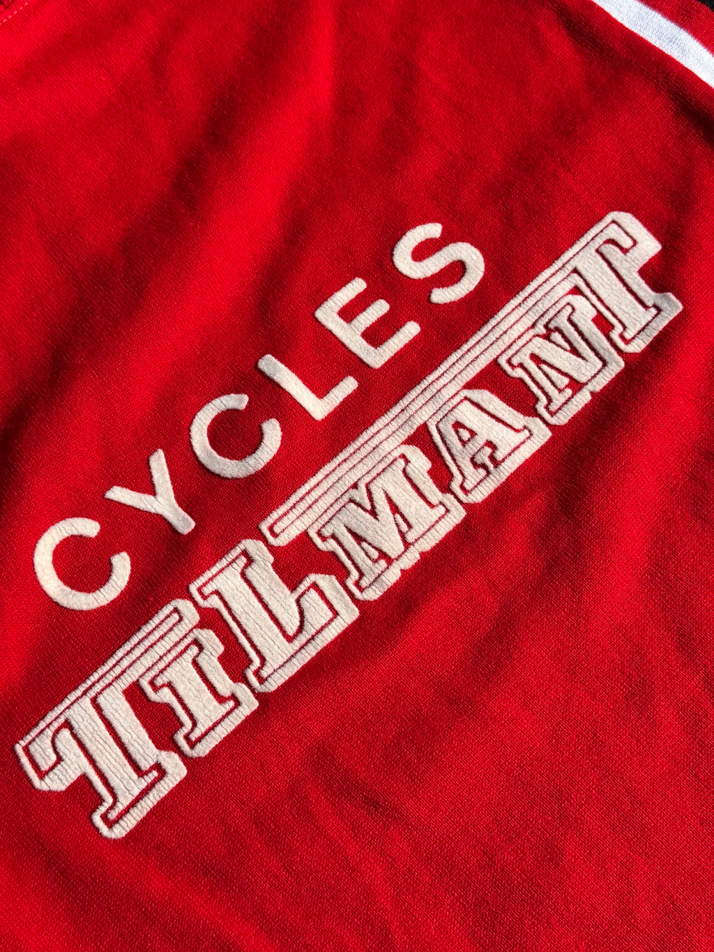 Vintage 70s Cycles Tilmant Campitello Belgium Retro Cycling Jersey