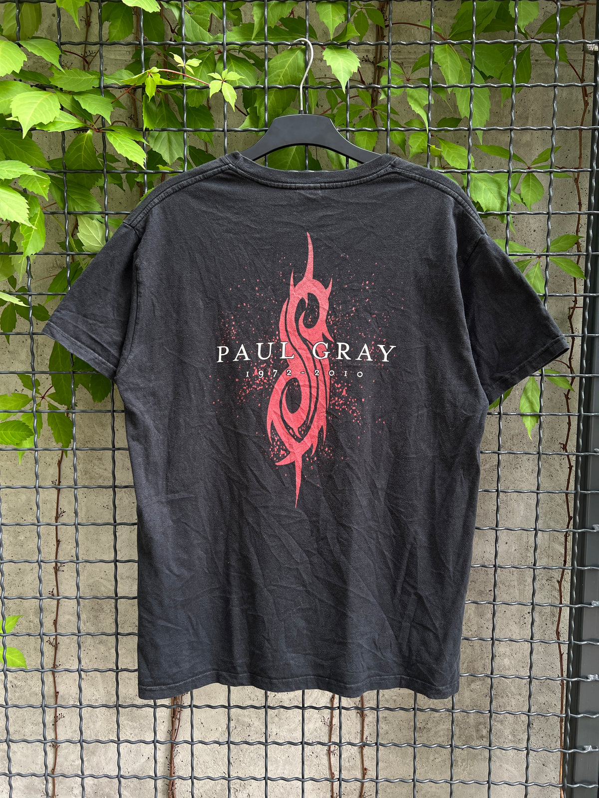 Vintage 2012 Slipknot Paul Gray Tribute Pentagram Graphic T-Shirt